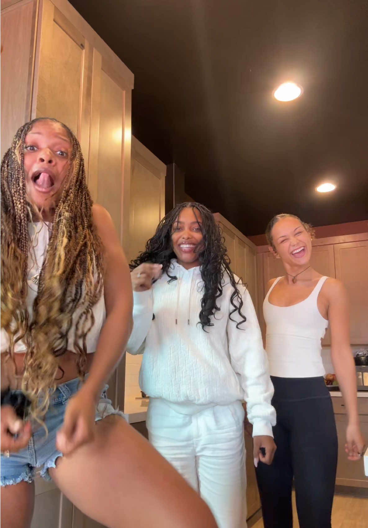 A post by @tatyanajoseph39 on TikTok caption: HAHAAHHA I missed my gyals🥹💕🤭🙂‍↔️ 