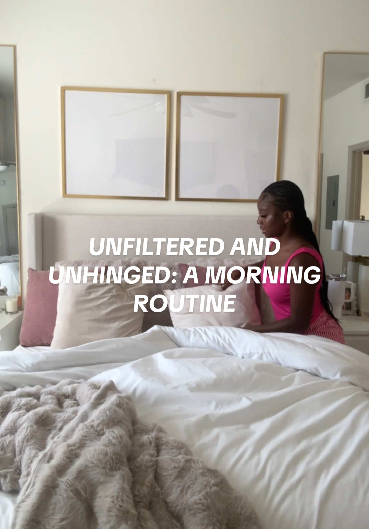 A post by @ on TikTok caption: Unfortunately for everybody I do wake up with a lot of thoughts & opinions  