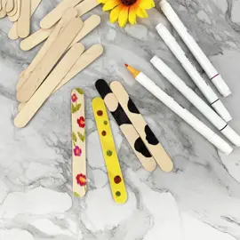 A post by @etykhan3 on TikTok caption: 100Pcs Jumbo Wooden Craft Sticks 6” x 3/4” for DIY Crafts Home Art Projects Classroom Supplies Safe Natural Wood for Kids & Adults Versatile Applications 