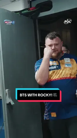 A post by @officialpdcdarts on TikTok caption: A special moment for Josh Rock! ❤️