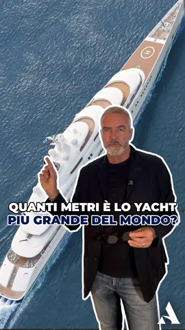 A post by @scuolanauticadelta on TikTok caption: Quanti metri è lo yacht più lungo del mondo?! ⛵️Scuola nautica Delta 📞0583 947059 📍Via Provinciale di Sottomonte, 15, Guamo 📧 info@scuolanauticadelta.it ⏰ LUN-VEN 9:00-13:00/15-19:00 ⏰SAB 10:00-12:00 🎬@afinet.it #patentenauticaonline #nautica #esamepatente #summer #sail #boat #scuolanautica #vitainmare #consiglinautici #curiosità #amoreperilmare #navigazione #patentenauticaentro12miglia #patentenautica 