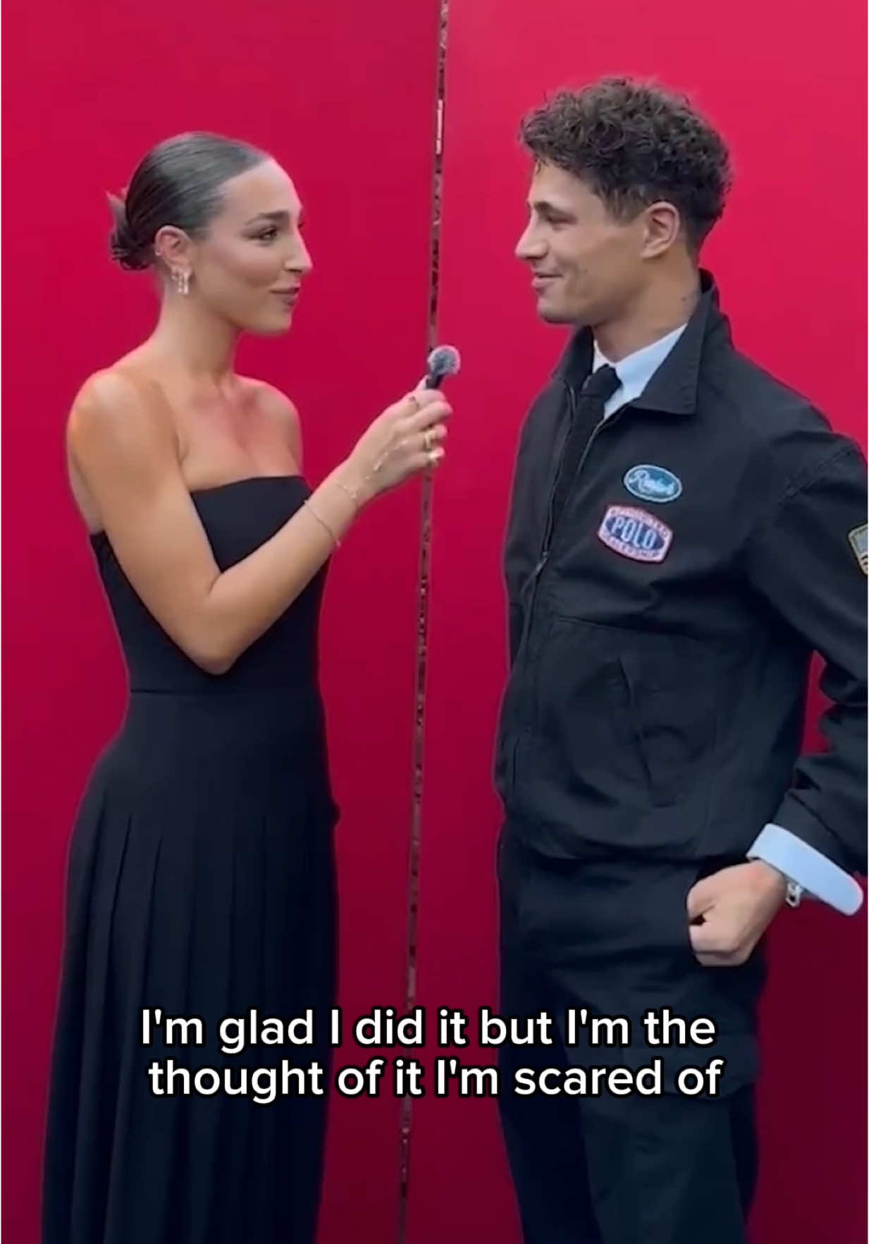 A post by @ginevramavilla on TikTok caption: Polo Red night by @Ralph Lauren Fragrances with a little Q/A chat 🏁🏎️   #RLFragrancesPartner #PoloRed 