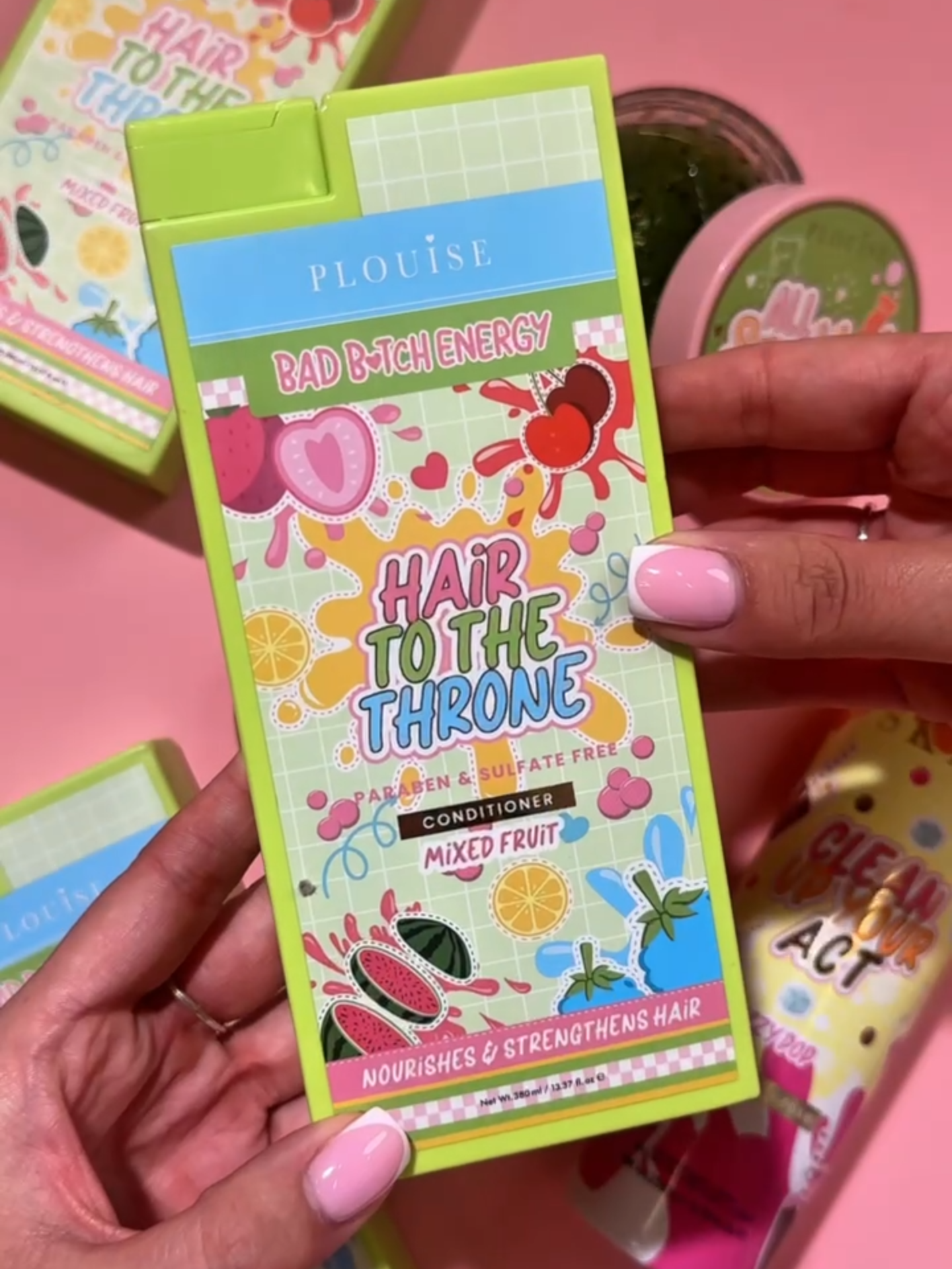 A post by @plmakeupacademy on TikTok caption: Your self-care just got a juicy upgrade with the Soak, Scrub & Shine Bundle for just £40 💅🍭 This is for the babes who know that soft skin, shiny hair, and smelling like a snack is non-negotiable 💖✨ #live #plouise #plouisemakeup ##plouise_makeup_academy #bundles #skincare