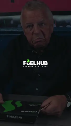 A post by @officialpdcdarts on TikTok caption: FuelHub 🤝 PDC  We asked PDC Ambassador John McDonald for his opinion on @FUELHUB’s Teriyaki Salmon!