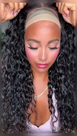 A post by @unice_amazonstore on TikTok caption: Slay all day 💅🏿💃✨ #wig #unicehair #uniceamazon #waterwavewig #foryourpage 