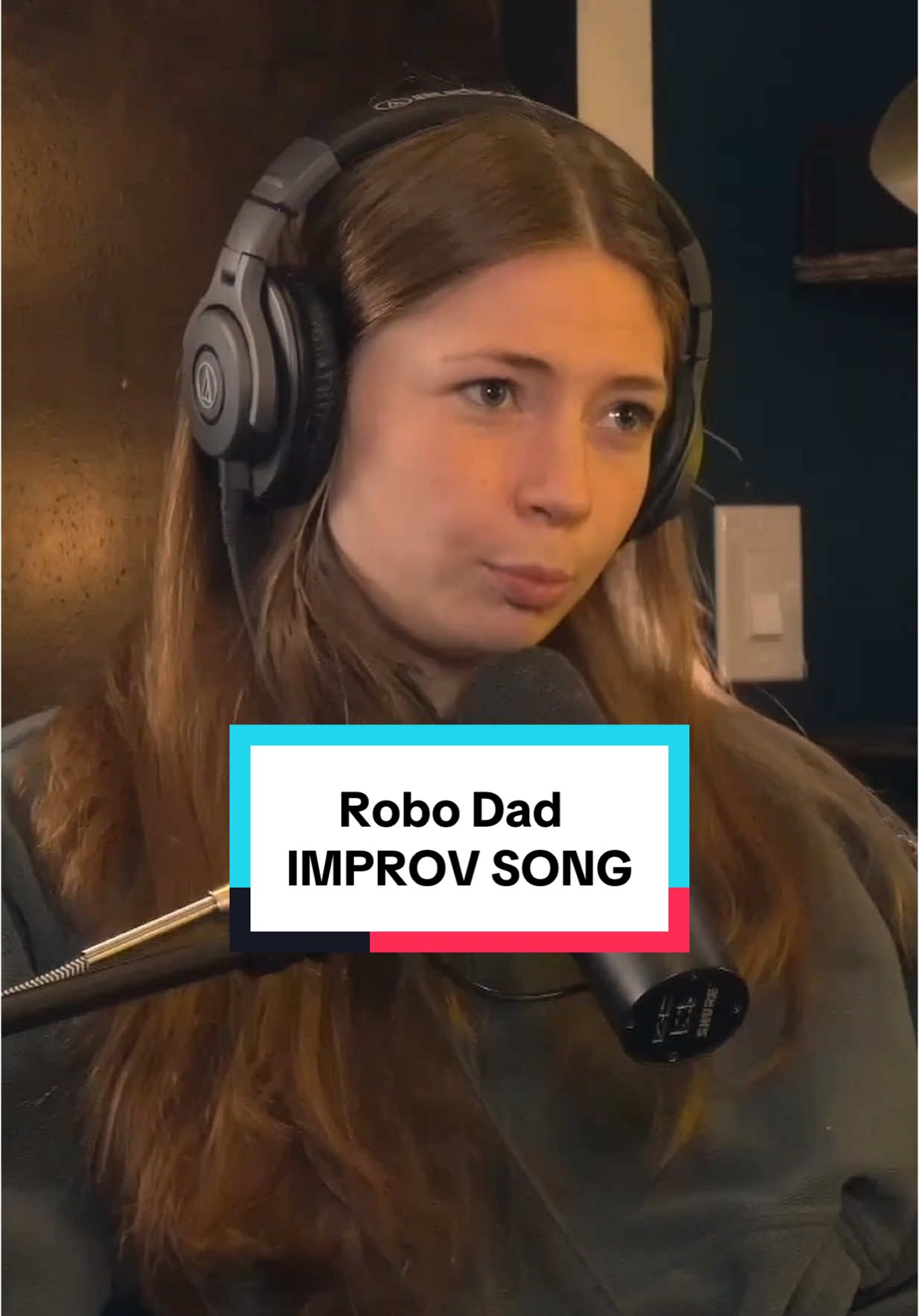 A post by @theimprovguy on TikTok caption: Robo Dad | IMPROV SONG #improv #song #90s #dad #musicalmonday #improvbroadway  