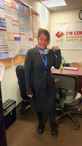 A post by @amarami433 on TikTok caption: 1st time wearing dresses uniform 🥰😔