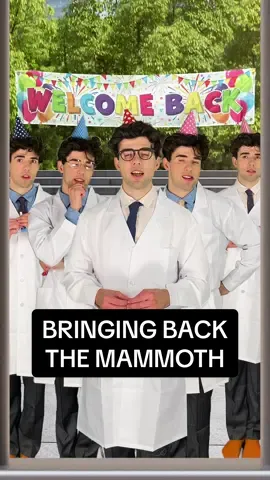 A post by @adrianbliss on TikTok caption: Bringing back the mammoth 🦣 