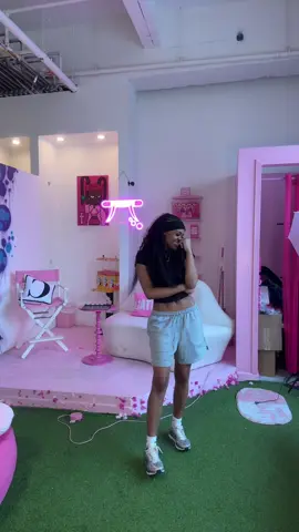 A post by @infinitiayko on TikTok caption: lmfao 😂 the shyness be the cover up #fyp #dancer #femsoftiktok 