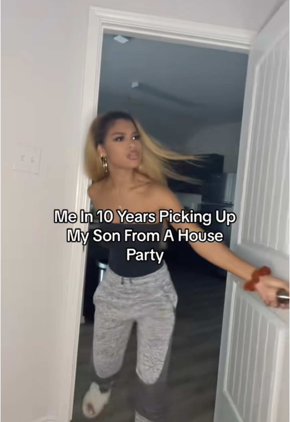 A post by @kassieemariee on TikTok caption: Me In 10 Years Picking My Son Up From A House Party! Snapchat kassiejuju3 #kassiemarie 