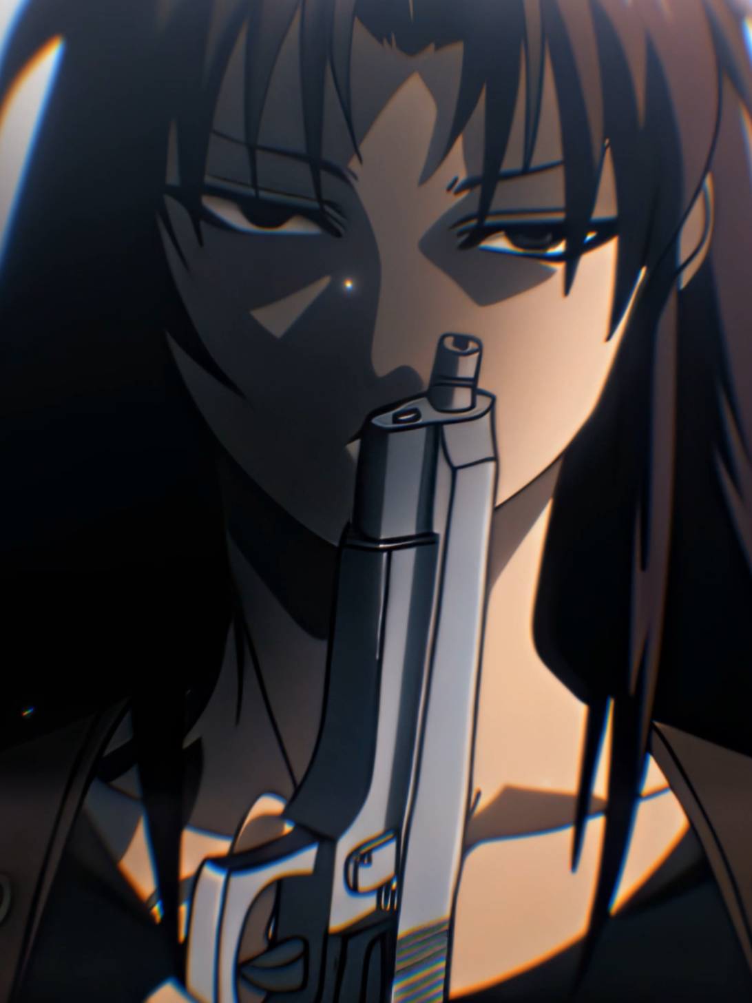 A post by @senjuheart on TikTok caption: #blacklagoon #revy #anime #animeedit 