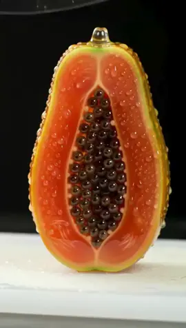 A post by @aismrvideoo on TikTok caption: #asmrvideo #asmr #ai #asmrsounds #satisfying #fruit #oddlysatisfying #aiasmr 