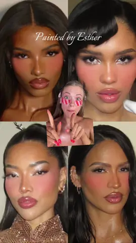 A post by @ on TikTok caption: my attempt at a @Paintedbyesther makeup look 🧚✨💆🏼‍♀️💕 how’d I do 🥹 products I used in my LTK too!! #MakeupInspo #makeuptutorial #trending #greenscreen 