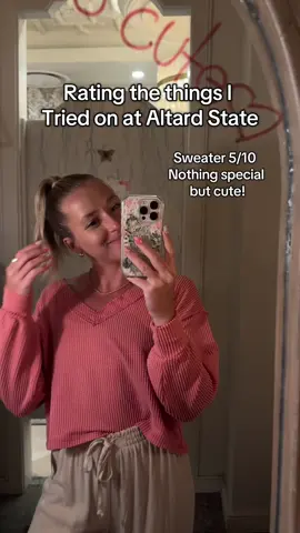 A post by @msbrandiragan on TikTok caption: @Altar’d State finds🤩 Rate the things I tried on😍 #shoppinghaul #shoppinghaul #tryonhaul #haul #clothing #style #fashion 