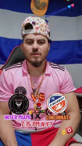 A post by @olan_504 on TikTok caption: INTER MIAMI🩷🖤 VS CINCINNATI🧡🤍 LIGA MLS👌EN VIVO AQUI👀💪✌️🅾️#MLS #olan_504 #teambarcelonaduarte #barcelonaduarte #olanchanito504 #c🅾️sit🅰️😍🅾️jit🅾️s😍 #✌️🅾️ 