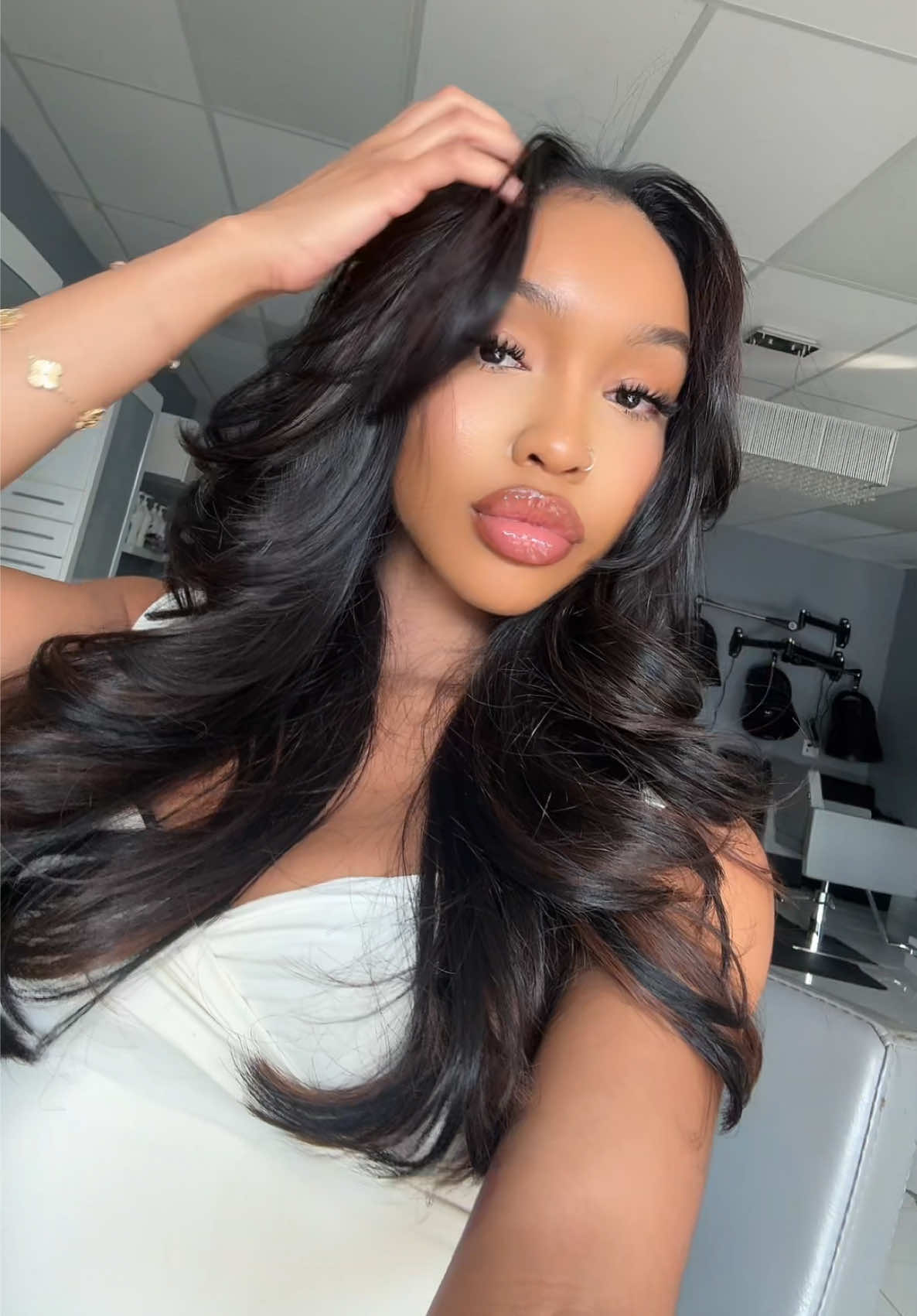 A post by @shesoken_ on TikTok caption: New hair😍😍 @_latiara 