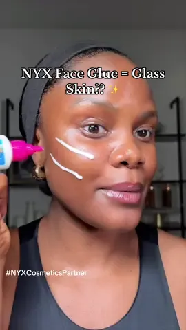 A post by @alejayofficial on TikTok caption: Create a flawless sun-kissed look with @NYX Professional Makeup Face Glue Primer + Setting Spray and Buttermelt Blush or Bronzer! #NYXCosmeticsPartner
