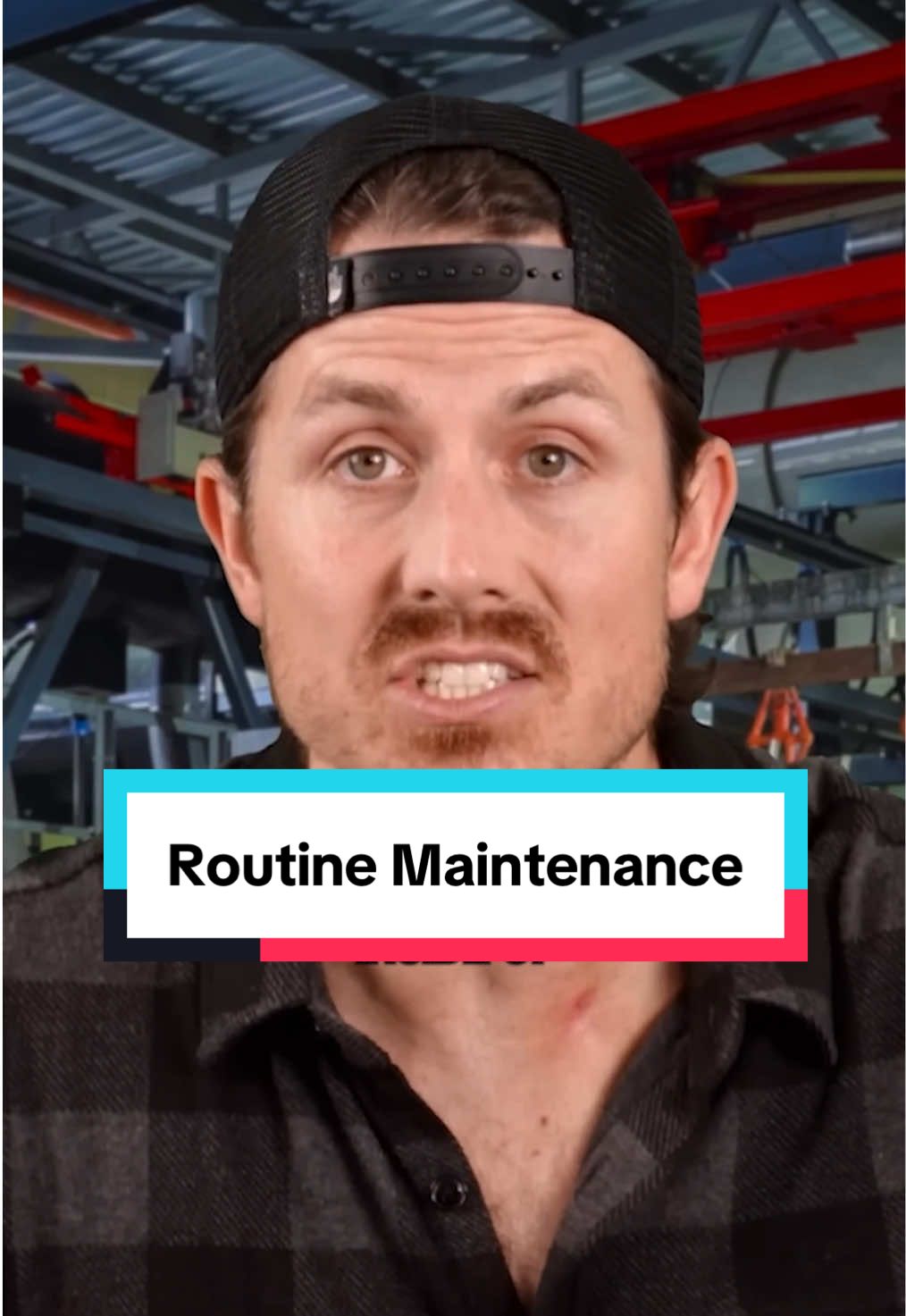 A post by @mrballen on TikTok caption: Routine Maintenance