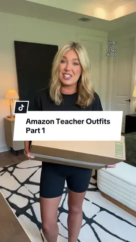 A post by @shelbstales on TikTok caption: back where we started a few years ago with Amazon teacher outfits - or just workwear tops for women as we transition into fall #midsizefashion #midsizestyle #workwearstyle #teacheroutfits #teacherstyle #amazonfashion 