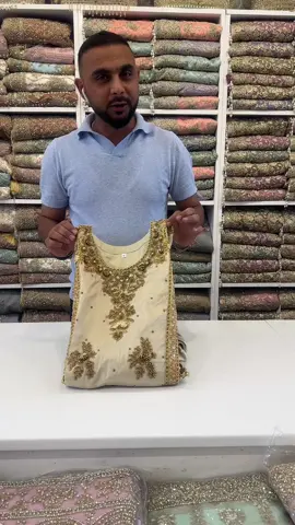 A post by @organzafashions on TikTok caption: #foryou #foryoupagе #fyp #goviral #birmingham #stratfordroadbirmingham #fypシ゚ #asianclothes #partywear #weddingvibes #wedding #uktiktok #heavydress #weddingdress #stitch #indianclothes #