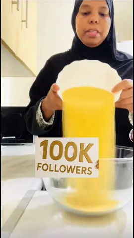 A post by @halimo9128 on TikTok caption: #thankyou 100K followers 