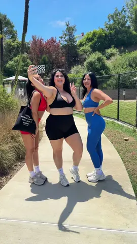 A post by @diosafitofficial on TikTok caption: The girls are out today getting in a hot girl walk in their radiant sets 😍  Last day for the sale!! Grab these as SETS!  @Demi Mundo @JasMean @kim.cakess 
