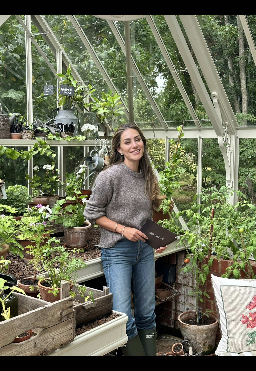 A post by @lydiamillen on TikTok caption: Welcome to crumble corner #foraging #blackberry #hermeshaul #gardenhaul #gardentour 