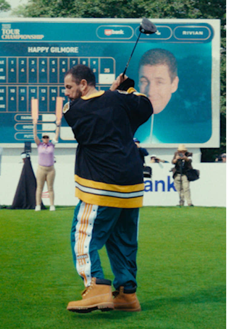 A post by @netflixisajoke on TikTok caption: wait for it… #HappyGilmore2 #AdamSandler