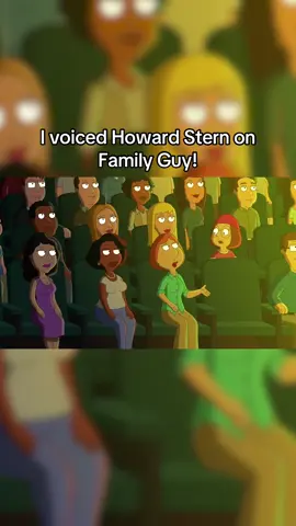 A post by @themattfriend on TikTok caption: I voiced Howard Stern on Family Guy! #howardstern #stern #sternshow #radio #impression #voice #animation #cartoon #familyguy