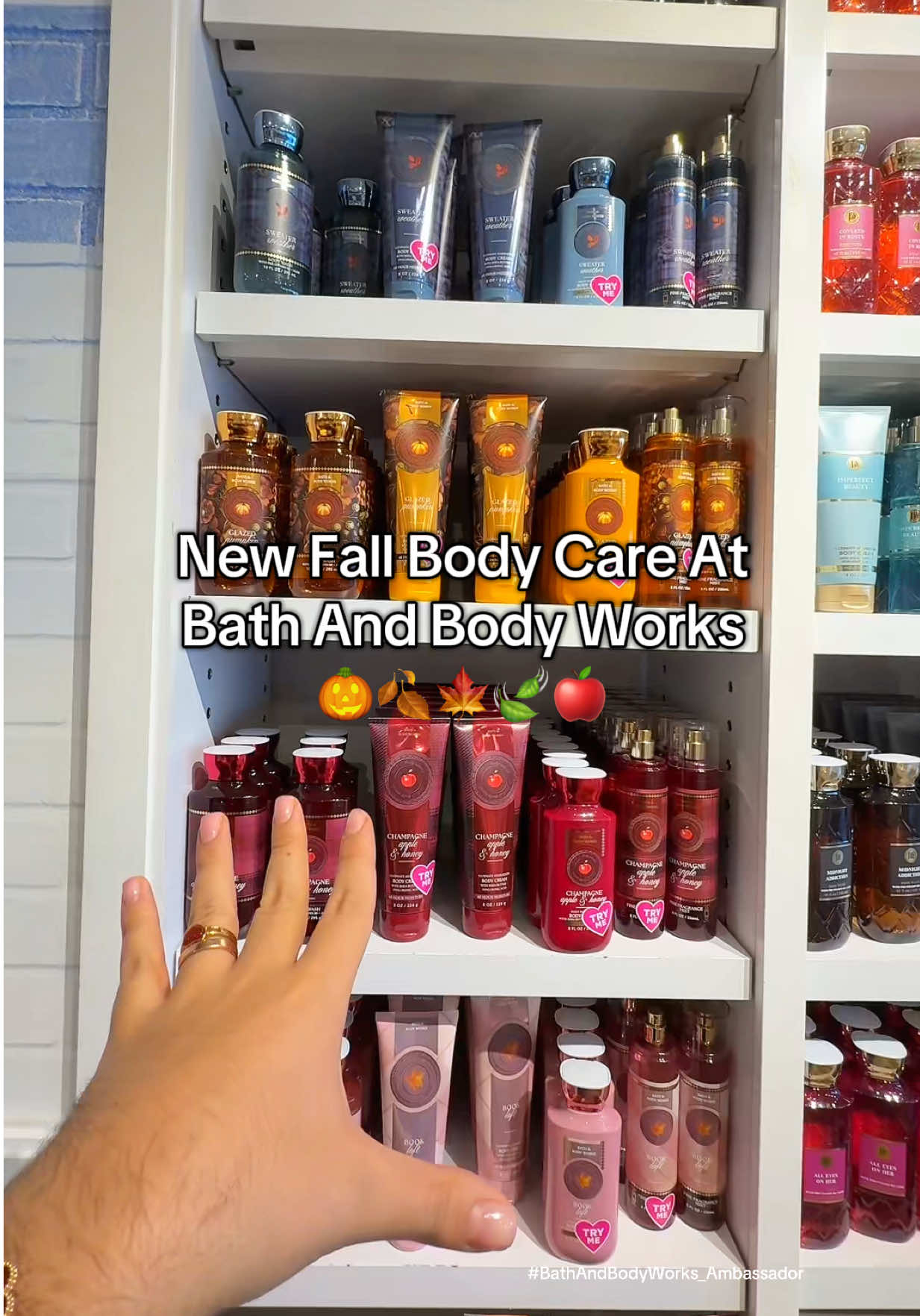 A post by @paulreactss on TikTok caption: @Paul | Fragrance Influencer new fall body care at bath and body works #bathandbodyworks_partner #bathandbodyworks #bathandbodyworkshaul #fall #fallaesthetic #autumn #autumnvibes  #pumpkinseason 