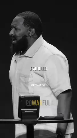 A post by @powarful on TikTok caption: It takes pain to walk in purpose🧠🖤 #powarfulvids #pastormikejr 