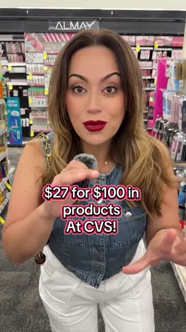 A post by @couponing4beginners on TikTok caption: 🔥$27 for $100 in products! CVS deal rolling extra bucks! Valid week of 07/27 to 08/02! #couponing4beginners #couponer #cvs #deals #learntosave 