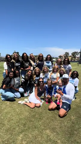 A post by @dccheerleaders on TikTok caption: Bryan Anger’s little stars 💫 #CowboysCamp #DCCheerleaders #DCC #AmericasSweethearts #DallasCowboys