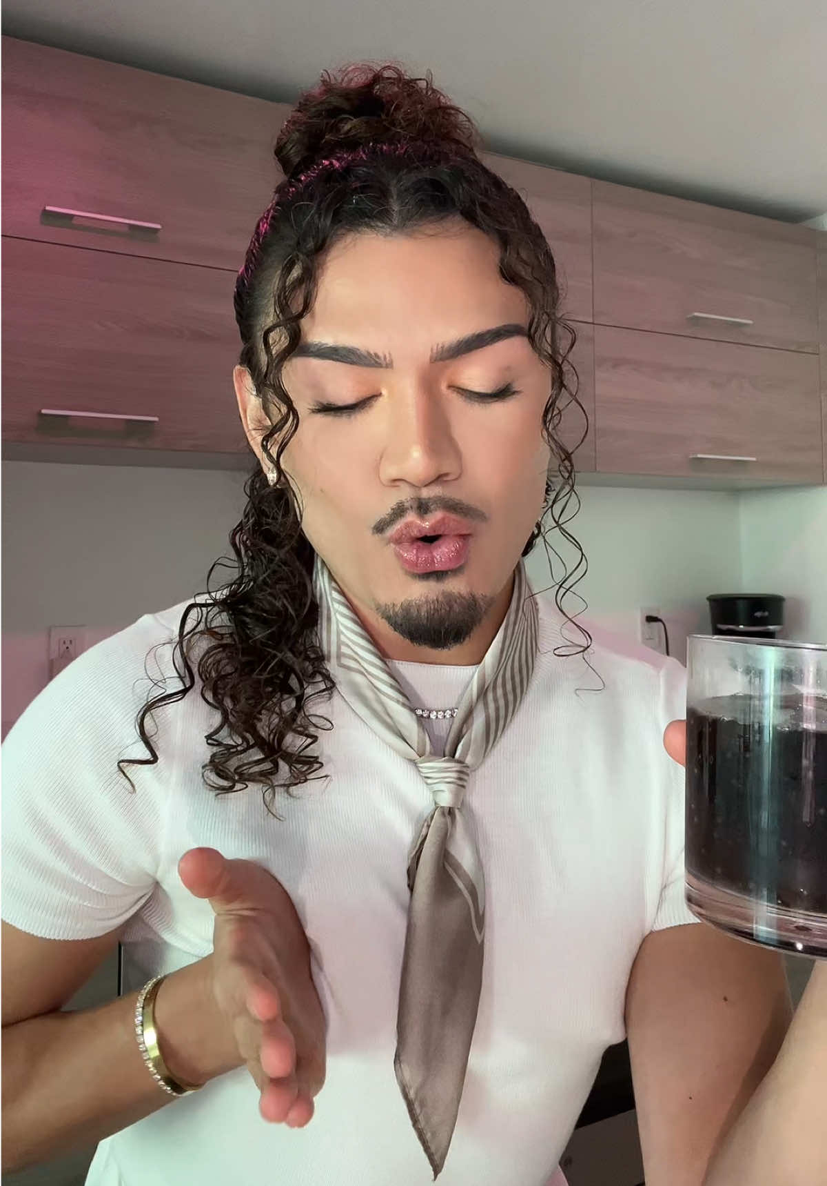 A post by @_ajtsanchez on TikTok caption: Happy Leo ♌️ season! 🥂