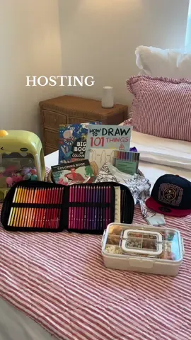 A post by @alexandracolleen on TikTok caption: this part of life has truly been my favorite ♥️♥️ #hosting #guestbedroom #giftbasket #giftideas #nephew 