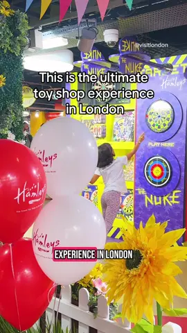 A post by @visitlondon on TikTok caption: ad Step into a world of wonder at @HamleysOfficial — the oldest and largest toy store in London! With 7 magical floors on Regent Street, it’s more than a shop — it’s a full-on experience  From teddy bears to Harry Potter, magic tricks to LEGO, live demos, bubbles, and balloons — it’s fun for all ages! Will you visit Hamleys on your next trip to London?  #LondonMakesItPossible #VisitLondon #Hamleys #LondonWithKids #ToyStoreMagic #popmart #london #londonlife #londontiktok #londontok #hamleyslondon #hamleystoystore #regentstreet #toystory #toys #toyshop #toystore #londonhotspots #londontoyshop 