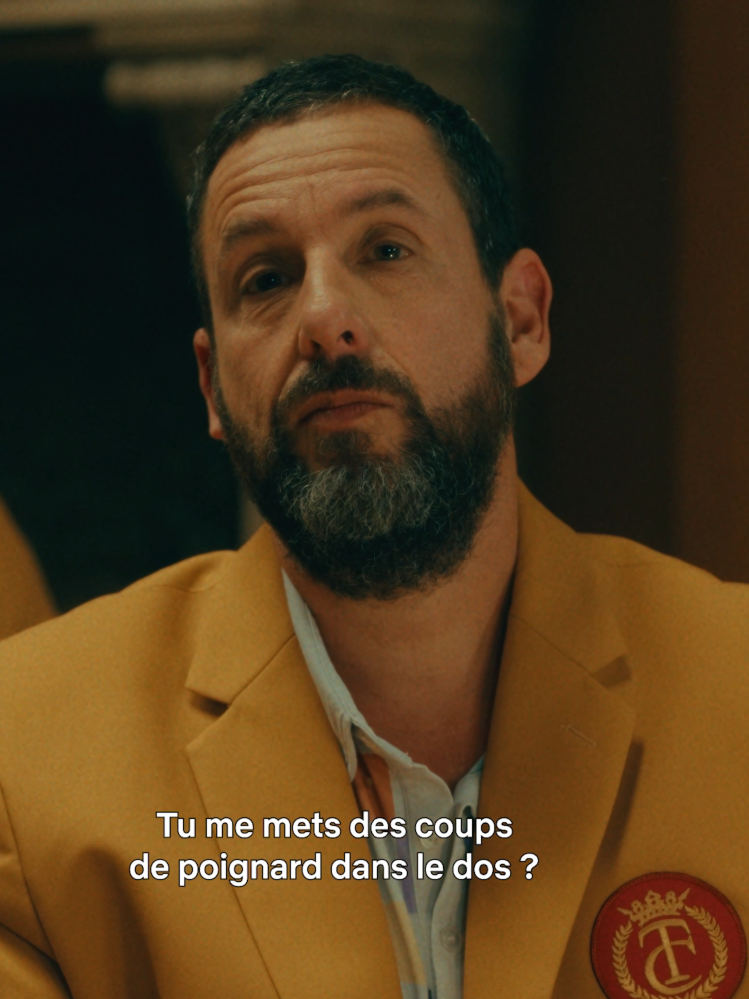 A post by @netflixfr on TikTok caption: c’est simple : on voit Benito, on like #happygilmore2 #adamsandler #badbunny #netflix #filmtok #onregardequoi