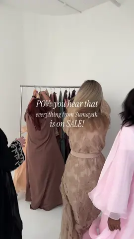 A post by @by.sumayah on TikTok caption: Like how could I miss this?! 😱 everything from Sumayah on SALE currently!  #bysumayah #abayainspo #modestfashion #abaya #abayagirls #abayasale #abayadiscount 