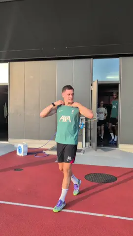 A post by @liverpoolfc on TikTok caption: Out for today’s session in Tokyo 🇯🇵