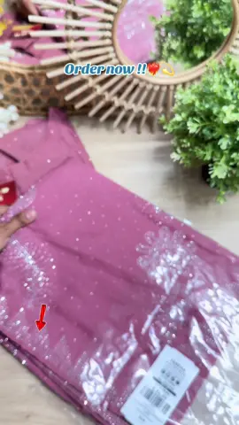 A post by @fabeha_sarees on TikTok caption: FBSR-709 Graceful Floral Silver Stone Work Saree with Designer Border and Blouse Step into elegance with this rich fabric saree beautifully embellished with all-over floral Silver Stone design. The intricate floral patterns are perfectly complemented by a distinctive shimmering border along the edges, adding a refined touch. Paired with a matching blouse featuring coordinated border work on the sleeves and back, this saree is ideal for festive occasions, weddings, and celebrations. Radiate charm with every drape. #fabehafashions #fabehasarees #saree #dealdrop #sale #foryou #fyp    