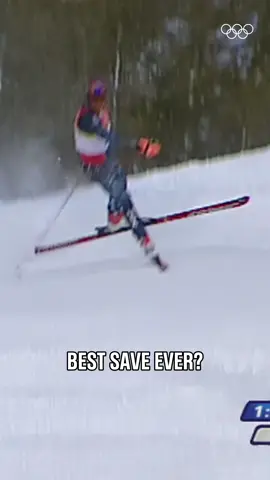 A post by @olympics on TikTok caption: leg strength 🤝 quick reflexes #Olympics #Sports #Ski 