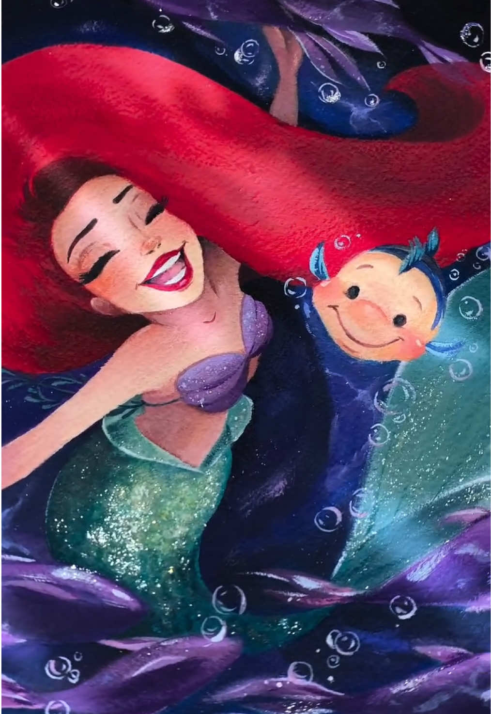 A post by @disneyanimation on TikTok caption: How many wonders can one painting hold?? 🎨 by @lianahee 