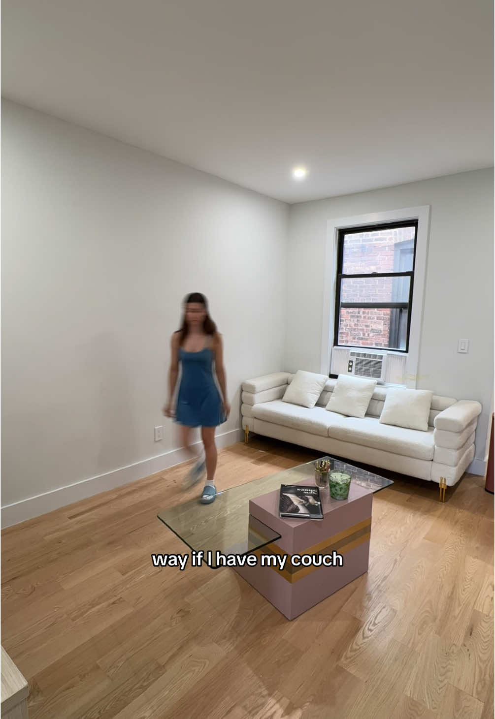 A post by @ on TikTok caption: picking my new living room layout 