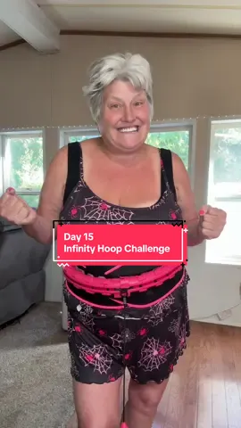 A post by @gramacarolyn on TikTok caption: Day15 @Infinity Hoop #infinityhoop #30daychallenge #freesweatbelt #tiktokshop #lovegrama #gramacarolyn 