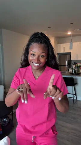 A post by @ciaramornai on TikTok caption: @fabletics scrubs giving all the summer time vibes! 🌸☀️ #fableticspartner #scrubs #nursesoftiktok #icunurse 