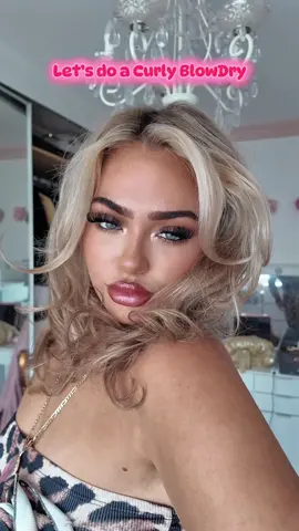 A post by @itstrewleyprecious on TikTok caption: Ig: TrewleyPrecious💋 @Shark Home UK hair products used: @Give Me Cosmetics @Color Wow UK  #hairtutorial #blowdry #curly #gypsy #foryoupage 