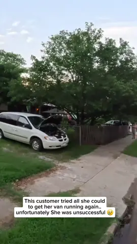 A post by @mattthemechanic43 on TikTok caption: This customer tried all she could, but still came up short! 😱😭😰#fyp #tiktok #mechanic #mobile #Love #trend #letsgo #help 