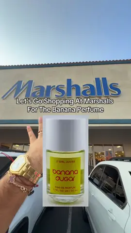 A post by @paulreactss on TikTok caption: @Paul | Fragrance Influencer lets go shopping at marshalls for the banana perfume #marshalls #marshallsfinds #marshallshaul #perfume #banana #kayali #sandandfog 