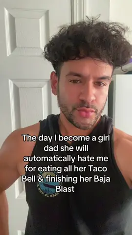 A post by @somespanish_kid on TikTok caption: future girl dad problems 😂 #girldad #tacobell #bajablast #real #tiktokgrowth #creatorsearchinsights #tiktoktips 