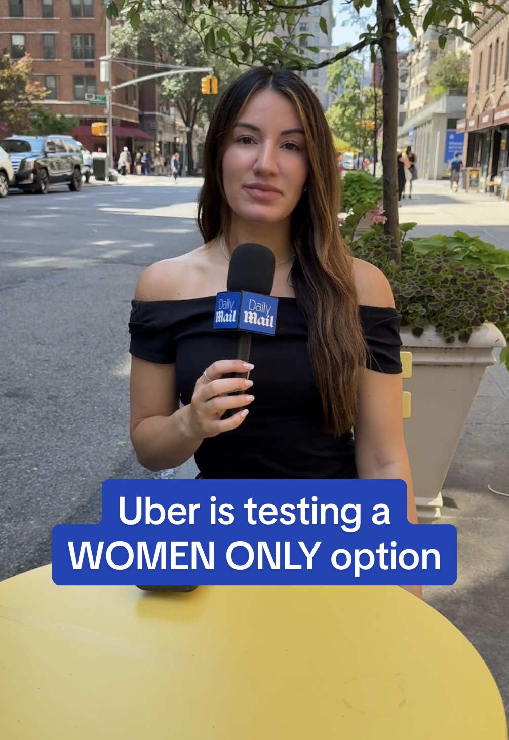 A post by @dailymail on TikTok caption: What do you think? Uber's vice president, Camiel Irving said, 'After hearing from women riders and drivers around the world, it was clear: Many want the option to match with other women.' #uber #woman #rideshare 